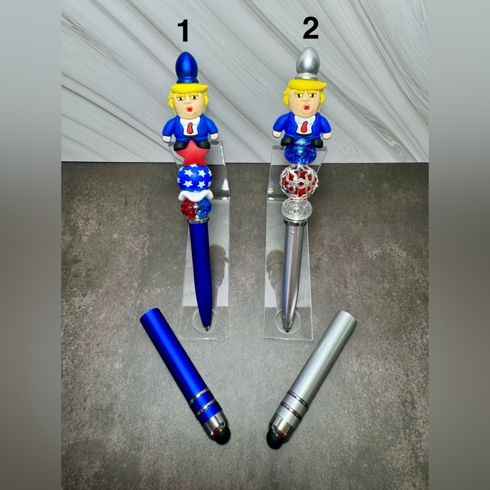 Trump Beaded 2-in-1 Pen & Stylus Combo, President Trump Beaded Pen. FREE refill